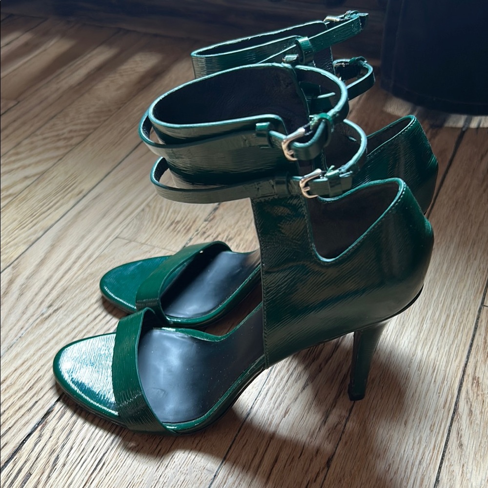 Alexander Wang Green sandal heels